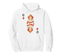 Costume de Groupe Queen of Diamonds Deck of Cards Halloween Sweat à Capuche
