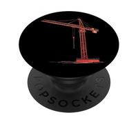 Costume de Grue à Tour de Construction pour Les Amateurs de Construction PopSockets PopGrip Adhésif