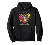 Costume de Guitare Rock électrique avec Un héros Cool dans la Cape Sweat à Capuche