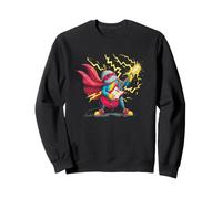 Costume de Guitare Rock électrique avec Un héros Cool dans la Cape Sweatshirt