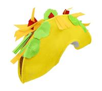 Costume de hamburger pour , bande de nourriture,Nouveauté Bandeau de frites pour petits aliments - Coiffure de restauration rapide Accessoires de scène drôles Adultes Nouveauté Coiffure