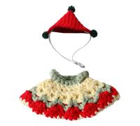 Costume de hamster, robe en tricot avec chapeau pour petits animaux - Costume chaud pour petits animaux de compagnie - Pour furet, chinchilla, hérisson, cochon d'Inde, hamster, gerbille du désert