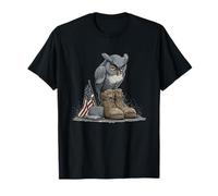 Costume de Hibou Militaire Symbolique tragique T-Shirt