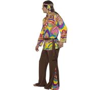 Costume De Hippie Multicolore Pour Homme Sd M Multicolore