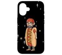 Costume de Hot-Dog Amusant d'âge Moyen Coque pour iPhone 16