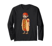 Costume de Hot-Dog Amusant d'âge Moyen Manche Longue