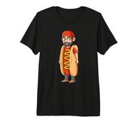 Costume de Hot-Dog Amusant d'âge Moyen T-Shirt Haut de Gamme