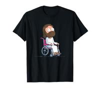 Costume de Jésus en Fauteuil Roulant Cool pour Les Amoureux du Christ T-Shirt