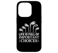 Costume de Joueur de Golf Amusant pour Tournoi de Golf Sarcasting Golf Coque pour iPhone 14 Pro
