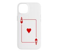 Costume de Joueur de Poker Ace of Hearts pour Halloween Coque pour iPhone 14 Plus