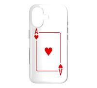 Costume de Joueur de Poker Ace of Hearts pour Halloween Coque pour iPhone 17