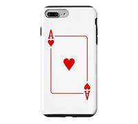 Costume de Joueur de Poker Ace of Hearts pour Halloween Coque pour iPhone 7 Plus/8 Plus