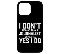 Costume de Journaliste Amusant pour journalistes locaux Coque pour iPhone 13 Pro Max