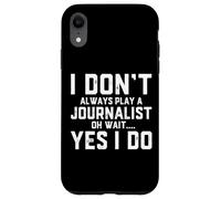 Costume de Journaliste Amusant pour journalistes locaux Coque pour iPhone XR