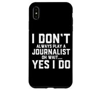 Costume de Journaliste Amusant pour journalistes locaux Coque pour iPhone XS Max