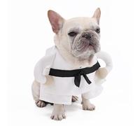 Costume de Kung Fu pour chien avec bras 3D, tenue de karaté réglable pour animal domestique pour Halloween, Noël, cosplay, séance photo_S