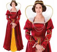 Costume De La Reine Elizabeth Tudor Médiéval Pour Femmes Robe Fantaisie