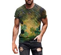 Costume de la Saint-Patrick pour homme - Lot de t-shirts graphiques tendance pour homme - Grande taille - Motif irlandais - Col rond - T-shirts tendance à manches courtes pour homme, ag, XL