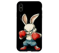 Costume de lapin fou avec gants de boxe Coque pour iPhone XS Max