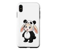 Costume de Lapin Kawaii dans Un Panda pour Filles et Enfants Coque pour iPhone XS Max