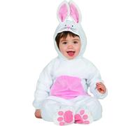 Déguisement Lapin Blanc Et Rose Bébé 1 À 2 Ans Blanc