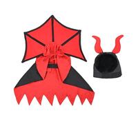 Costume De L'assistant De Chien - Halloween Cloak, Tenue De Cosplay | Chapeau De Sorcière | Pet Cape | Robe Magique | Costume De Sorcier Pour Chiens Chats | Petite Tenue De Cosplay De Chiot Moyen Pour
