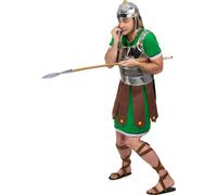 Costume de légionnaire romain homme gladiateur vert-brun