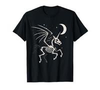 Costume de Licorne Effrayant, Squelette coloré Effrayant T-Shirt