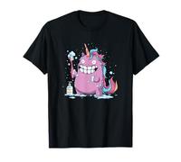 Costume de Licorne Folle avec Soin des Dents T-Shirt