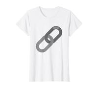 Costume de Lien hyperlien T-Shirt Graphique avec Valeur, Femme, Blanc, XS