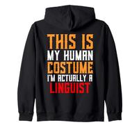 Costume de linguiste drôle Langue Science Recherche Linguistique Sweat à Capuche