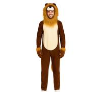 Costume de lion adulte, Lions Halloween, pour tenue de costumes, cosplay animal avec femmes hommes, combinaison à fourrure pour célébration des fêtes, performance de scène, jeu scolaire, carnaval 22,0