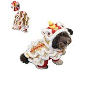 Costume de lion pour chien - Crinière de lion pour le Nouvel An | Perruque crinière de lion pour chaton, vêtements de costumade pour parents, amoureux des animaux, fête sur le thème du Nouvel An