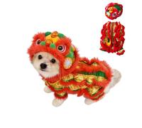 Costume de lion pour chien - Crinière de lion pour le Nouvel An | Perruque crinière de lion pour chaton Vêtements de cosplay pour parents d'animaux domestiques amoureux des animaux, fête sur le thème