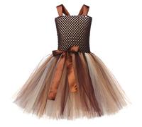 Costume de Lion pour - Ensemble de Robe 4 pièces, système de Ruban élastique au Dos, boîte en polymère | Pour petite fille, décolleté rugissant, fête, journée des, recommandé, Imaginat