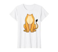 Costume de Lion pour Halloween avec Motif de Gros Chat T-Shirt Graphique avec Valeur