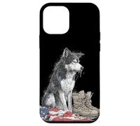 Costume de Loup américain pour Militaire et Champ de Bataille Coque pour iPhone 12 Mini