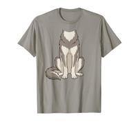 Costume de Loup avec Motif Graphique d'animal T-Shirt