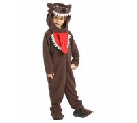 Costume de Loup de Cour Animal pour Enfants Performance Scolaire Spectacle sur Scène Tenue Cosplay pour Enfants Raconter des Histoires Déguisement Fête Tenue Carnaval 4 à 8 Ans