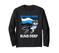 Costume de Loup fierté estonienne Manche Longue