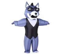 Costume de Loup Gonflable, Déguisement avec Installation Rapide, pour Fêtes