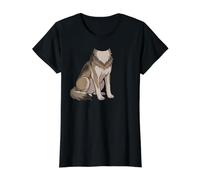 Costume de Loup Gris pour Halloween T-Shirt Graphique avec Valeur