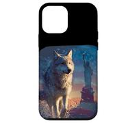 Costume de Loup Patriotique pour Ambiance USA Coque pour iPhone 12 Mini