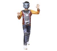 Costume De Loup Préppy + Masque Pour Garçons D'Halloween Tenue Fantaisie