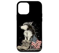 Costume de Loup Symbolique sur Le Champ de Bataille pour Les Amateurs Militaires Coque pour iPhone 12 Mini