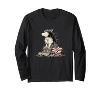 Costume de Loup Symbolique sur Le Champ de Bataille pour Les Amateurs Militaires Manche Longue