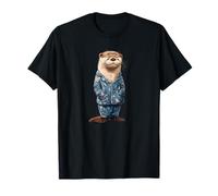 Costume de Loutre endormie avec Pyjama pour garçons et Filles T-Shirt