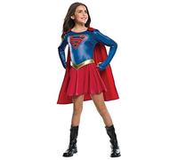 Rubie's Costume de luxe Supergirl Official DC Comics pour fille noir/rouge Taille L