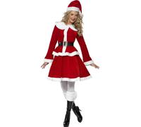 Costume De Mademoiselle Santa Claus Pour Femmes Sexy Tenue De Fête De Noël Neuve