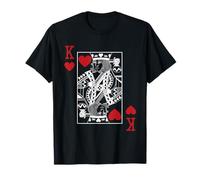 Costume de magicien du roi des cœurs - Jeu de cartes de casino T-Shirt